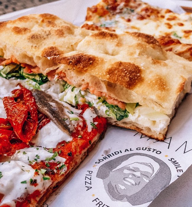 breakfast pizza, reggeli, pizza, fociacca pizza, finom reggeli, Róma, legjobb reggelizőhely, római, fociacca szendvics, legjobb pizza